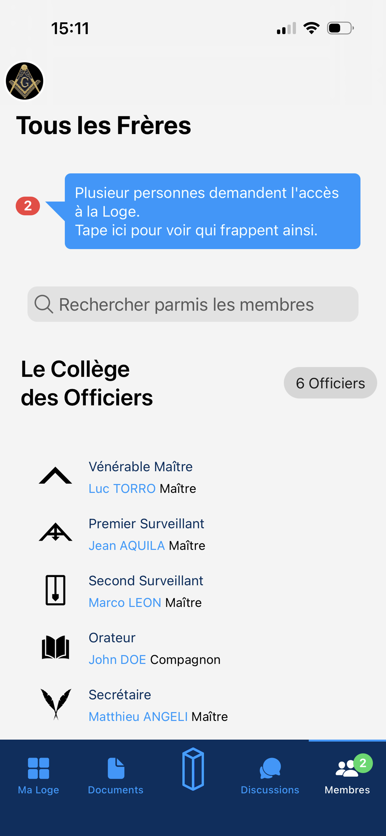 Officiers